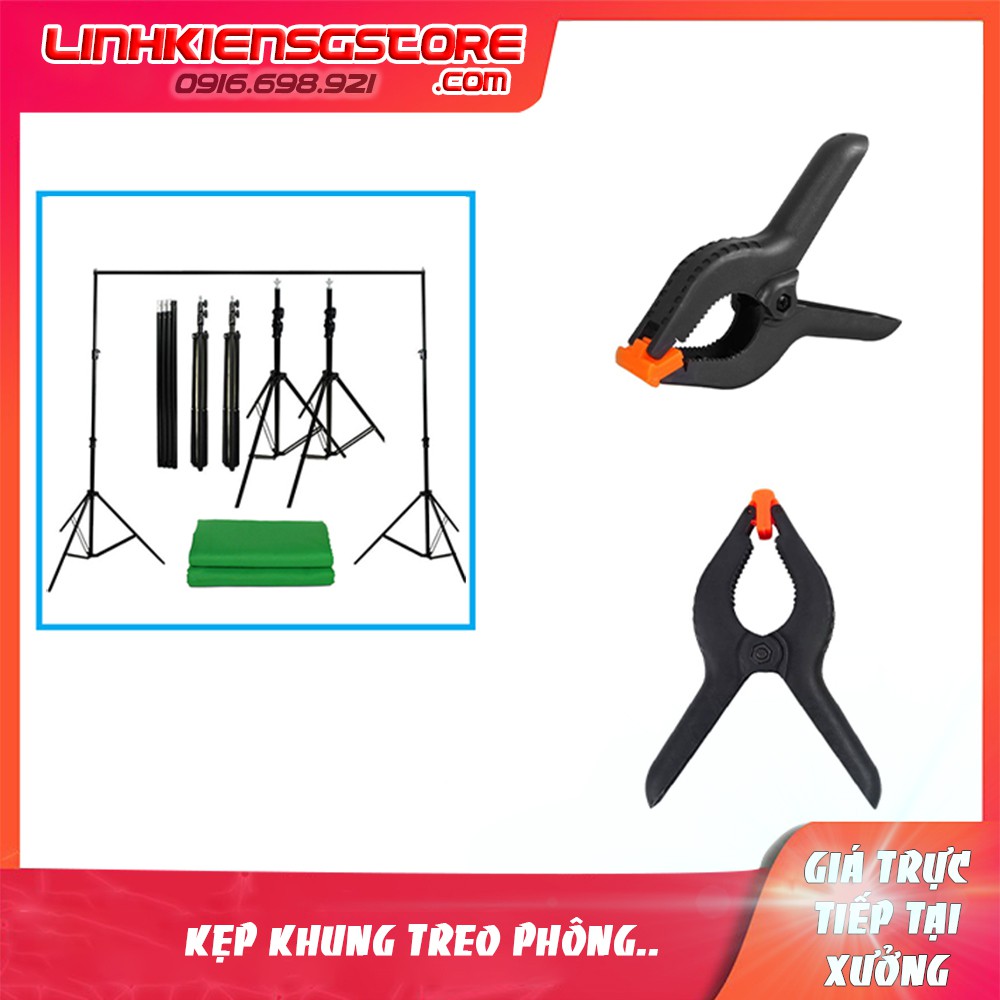 KẸP PHÔNG (BACKDROP CLAMP) DÀNH KHUNG TREO PHÔNG CHỤP ẢNH