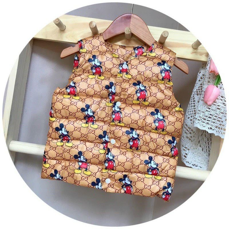 Áo phao gile Quảng Châu cho bé trai, bé gái 8-20kg