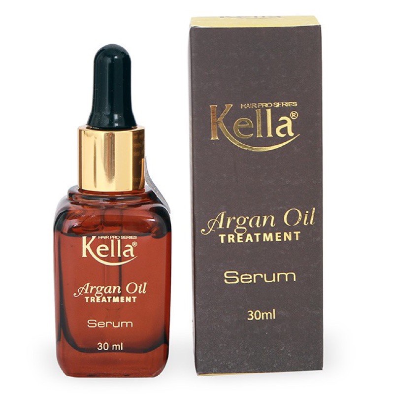 SẺUM ARGANOIL- tinh dầu dưỡng tóc KELLA Argan Oil 30ml, cung cấp dưỡng chất phục hồi tóc HƯ TỔN-Chính hãng,