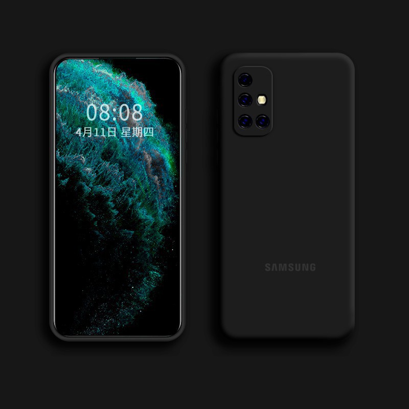 Ốp điện thoại silicon mềm bảo vệ camera toàn diện cho Samsung Galaxy A71 A31 A51 A50 A50S A30S A30 A20 4G