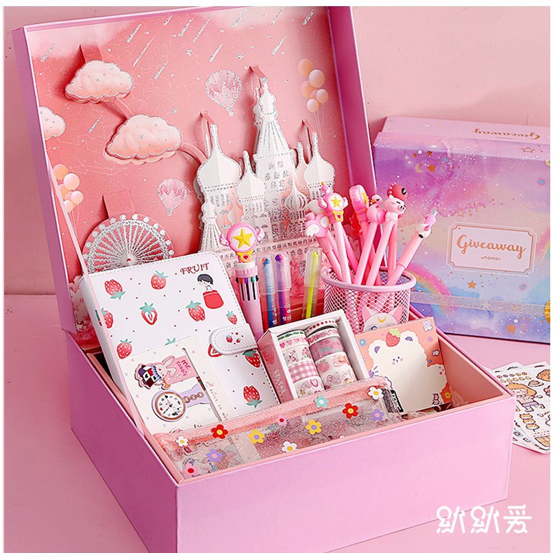 SET 43 MÓN VĂN PHÒNG PHẨM PINKY 1324