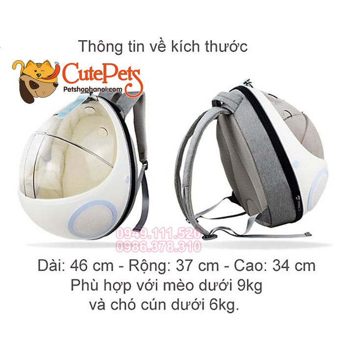 Balo bọ dừa Ladybug - Balo phi hành gia Dành cho chó mèo - CutePets