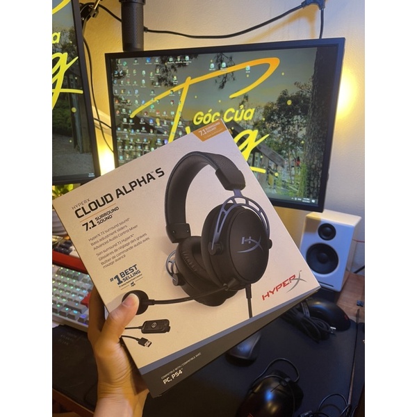 Tai nghe Kingston HyperX Cloud Alpha S Blue new chính hãng