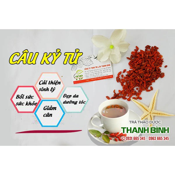 Câu Kỷ Tử 100g - Hạt Ngon Cao Cấp - Thảo Dược Thanh Bình