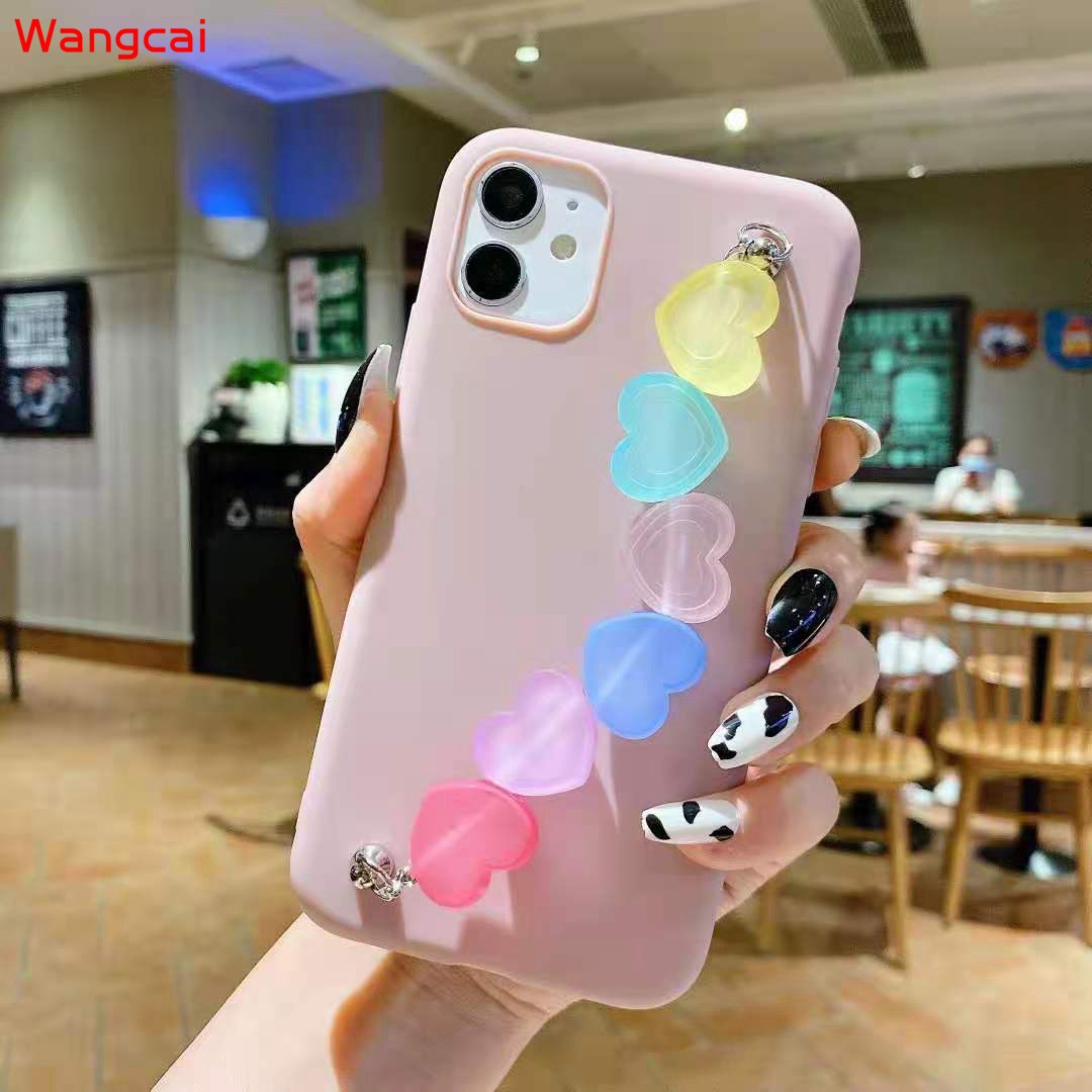 Samsung Galaxy A9 A8 2018 J6 J6+ J4 J4+ Plus 2018 J7 J5 J3 Pro 2017 J7 J2 Grand Prime Phone Case Love Loving Heart Candy Bracelet Cute Simple Soft TPU Casing Case Cover