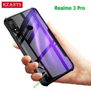 Ốp lưng Oppo Realme 3 Pro chống sốc thể thao lưng trong viền màu kiểu dáng xundd chống ố vàng 1