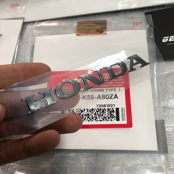 TEM CHỮ NỔI HONDA XÁM KHÓI VARIO 125 - 150 CHÍNH HÃNG