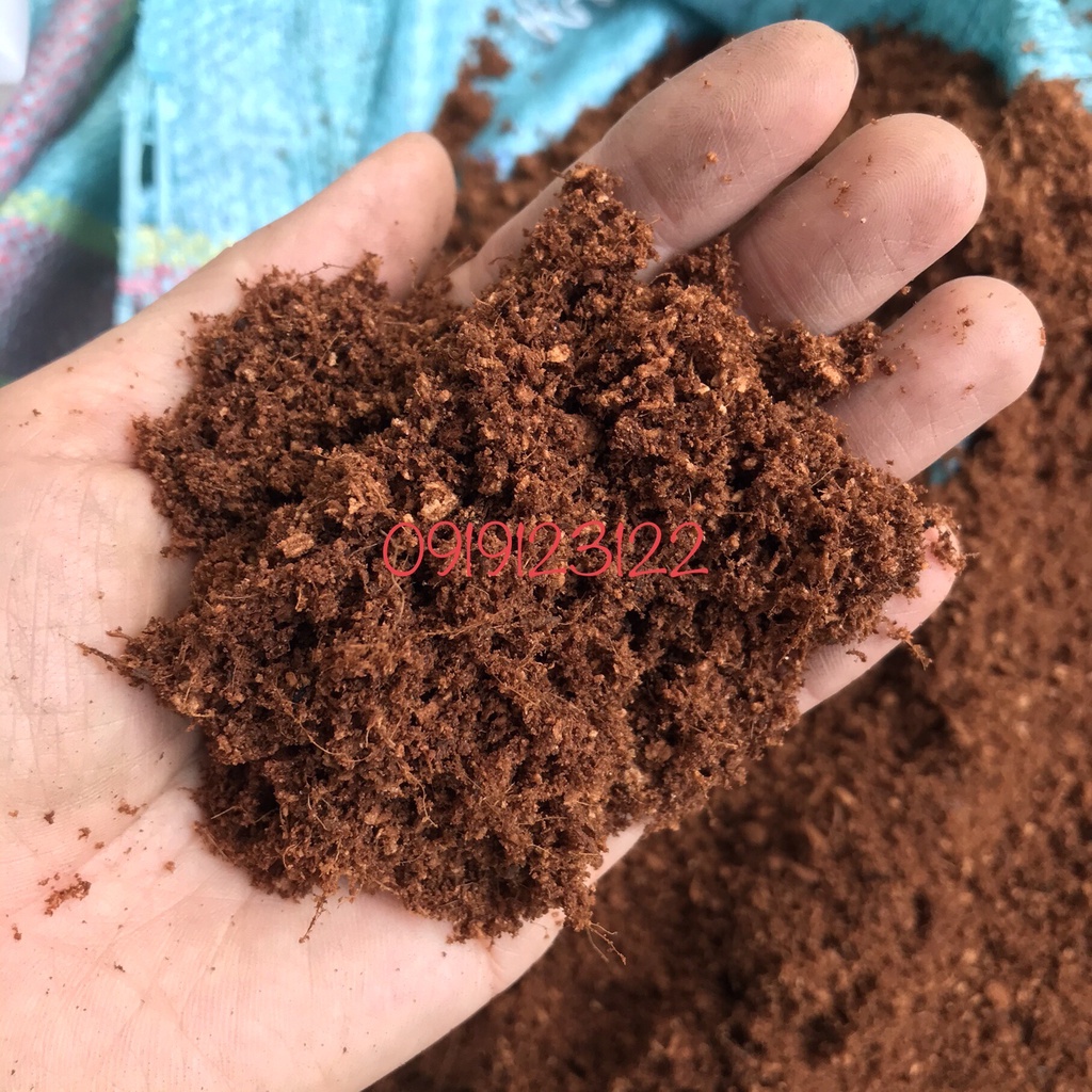 1 kg mụn xơ dừa đã qua xử lý trồng rau mầm độ ẩm 60-80%