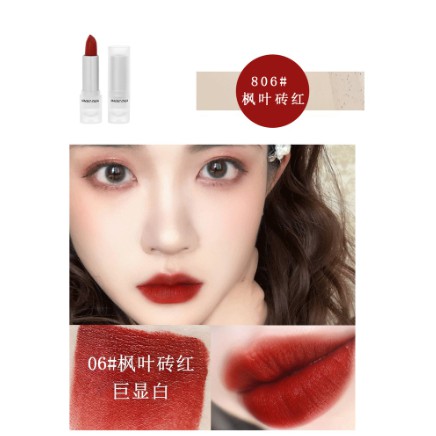 Son môi nhung mịn bền màu chống thấm nước độc đáo 6 màu tuỳ chọn | BigBuy360 - bigbuy360.vn