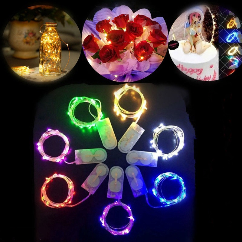 Dây Đèn LED 5M / 50 Bóng Hình Chữ U Trang Trí Tiệc Cưới