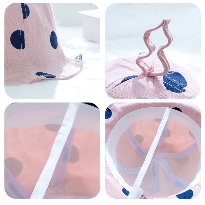 Mũ bucket in chữ dễ thương cho bé