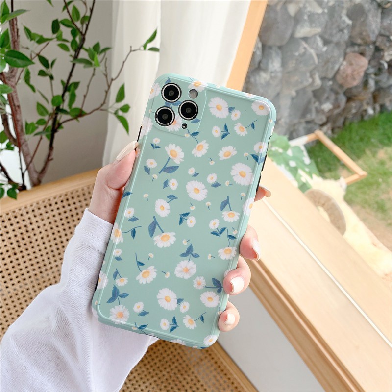 Ốp lưng iphone Hoa nhỏ IMD dày dặn viền nổi 5/5s/6/6plus/6s/6splus/7/7plus/8/8plus/x/xr/xs/11/12/pro/max/plus/promax | BigBuy360 - bigbuy360.vn
