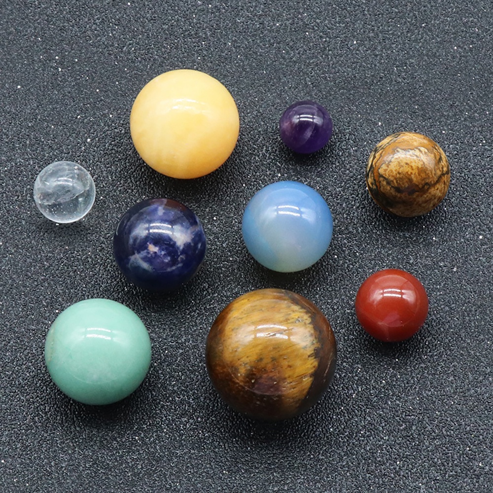 Hộp Đá Thanh Tẩy Phong Thủy Hệ 9 Đá Hành Tinh The Nine Planets DA68