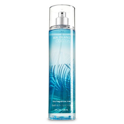 [TRIAL 36ML] [TESTER] Xịt Thơm Toàn Thân Bath And Body Works - SEA ISLAND COTTON 236ml