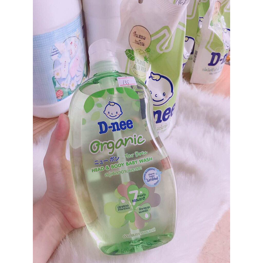 [Chính hãng Đại Thịnh] Sữa tắm gội toàn thân cho bé Dnee Pure 380ml