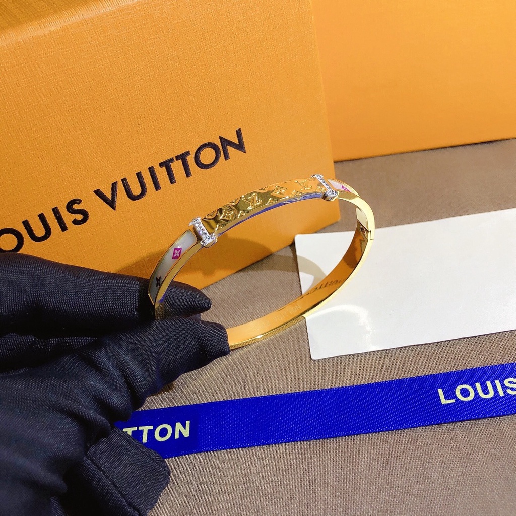 LOUIS VUITTON Vòng Tay LV Cao Cấp Thời Trang Cho Cặp Đôi