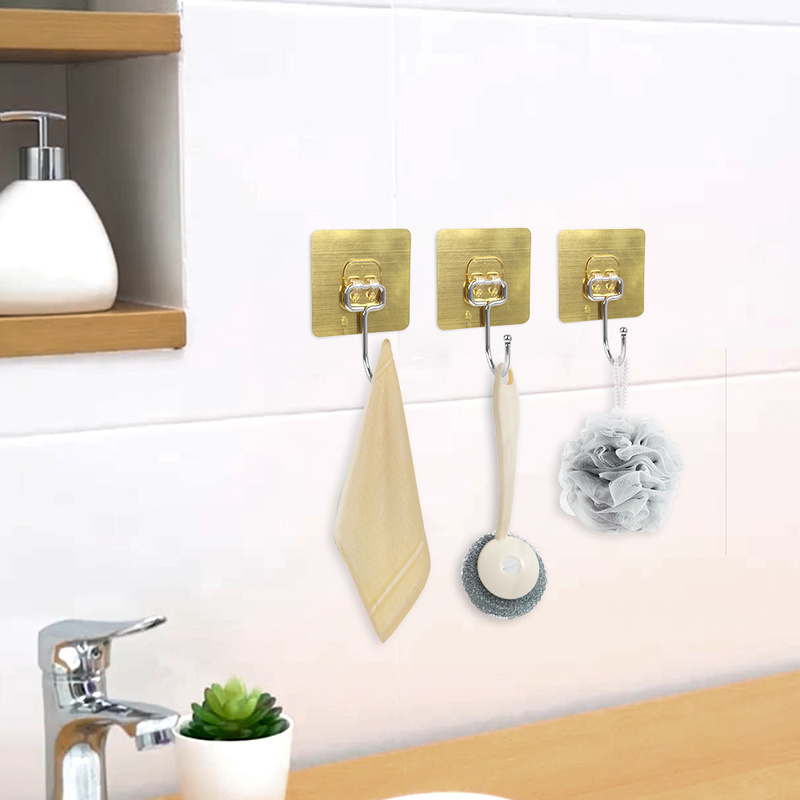 Móc treo đồ gắn tường thiết kế trong suốt siêu dính chất lượng cao