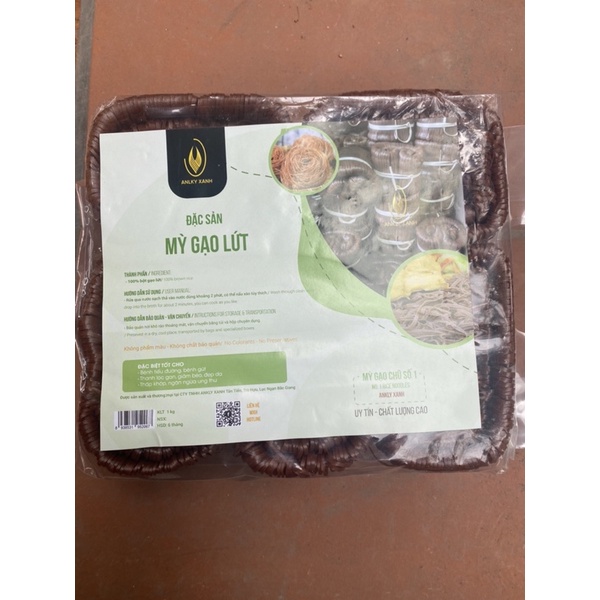 Mỳ gạo lứt giảm cân gói 1kg