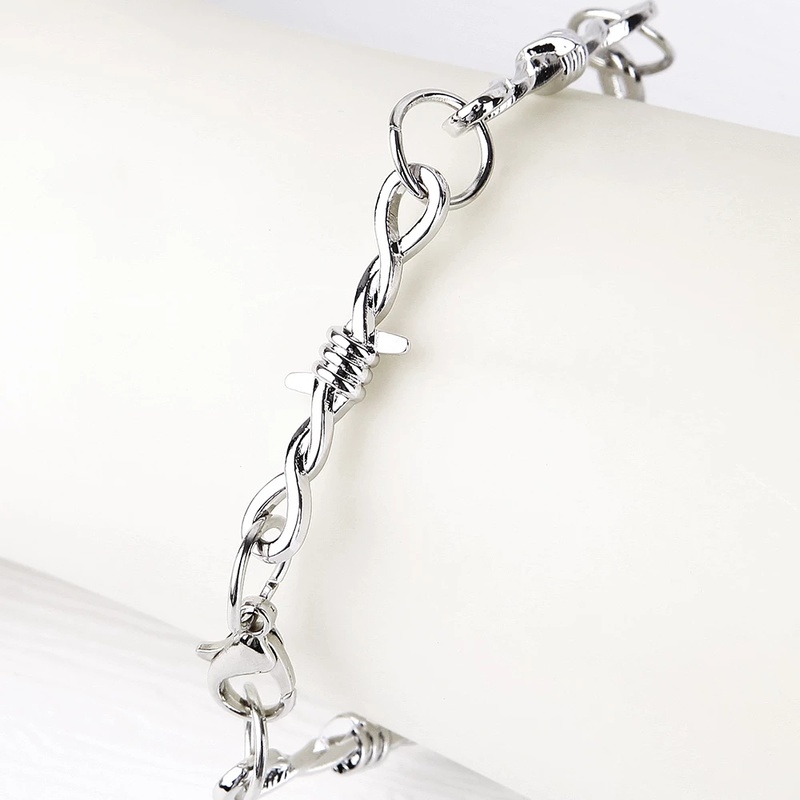 Vòng Tay Kim Loại Cá Tính Cho Nam Và Nữ