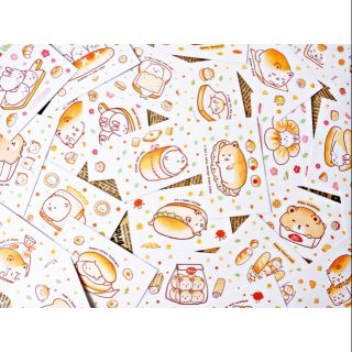 (Hình thật) Postcard Bread Bear siu cute