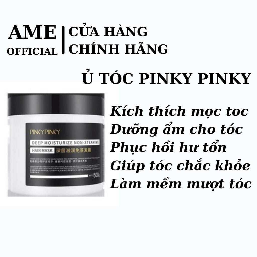 Kem Ủ Tóc PINKY PINKY Dưỡng Tóc Siêu Mềm Mượt Phục Hồi Tóc Hư Tổn Nội Địa Trung Mặt Nạ Tóc Dầu Hấp Ủ Tóc Collagen AME