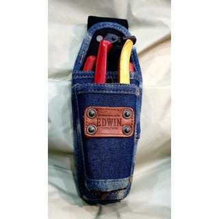 Bao đeo dụng cụ Edwin chất liệu washed denim