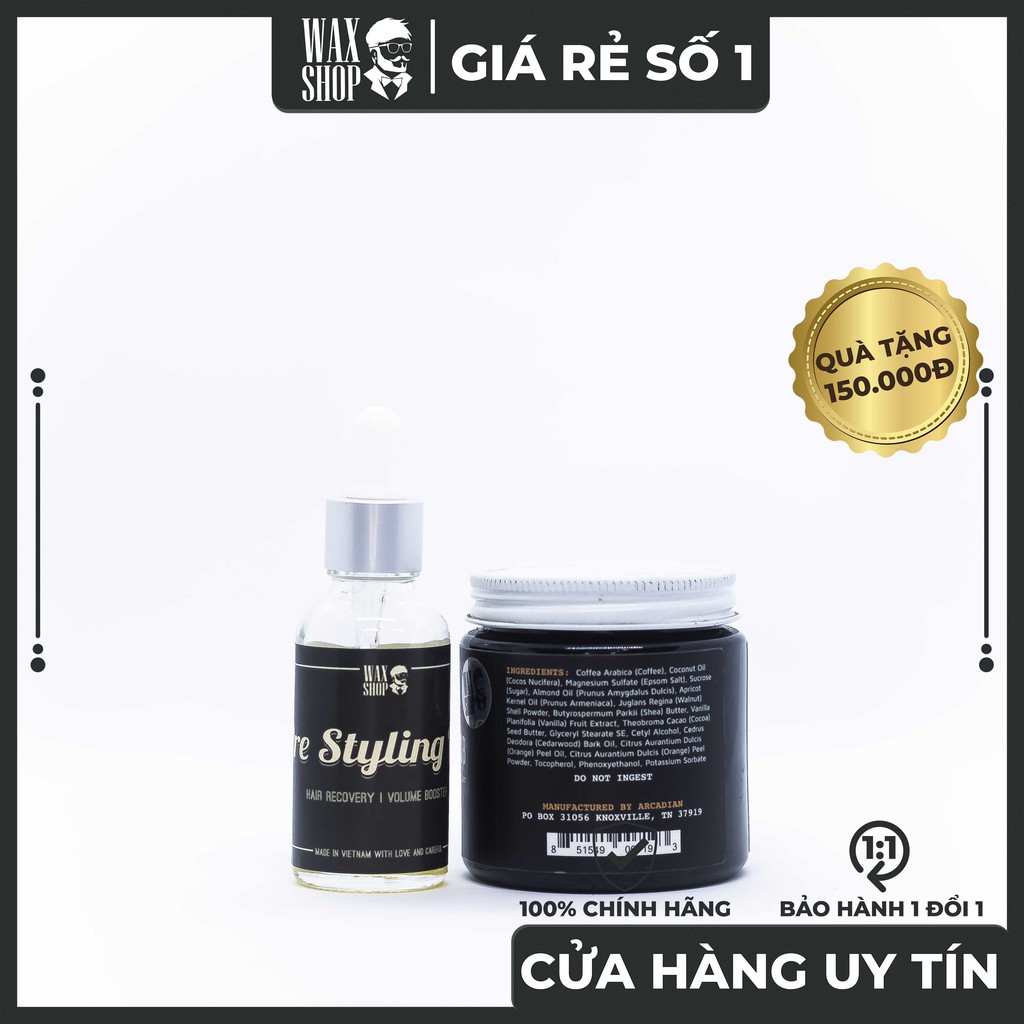 Tẩy Da Chết SCRUFFY SCRUB ⚡ [Chính Hãng] ⚡ Tặng Kèm Pre-Styling Oil Dưỡng Tóc