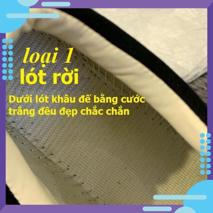 Giày thể thao Vault old đen đế kem cho nam nữ