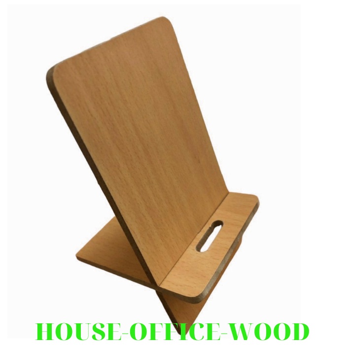 Giá đỡ điện thoại để bàn, Đế điện thoại bằng MDF gấp gọn siêu nhẹ, bền và tiện dụng, sang trọng
