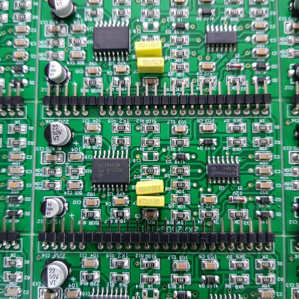 Bo mạch máy hàn điện tử IC 3846  TL 084  24 chân