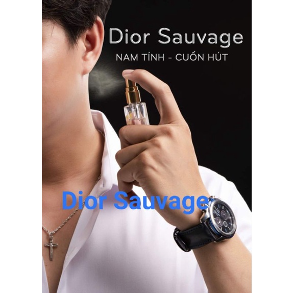 Nước hoa nam nữ Dior Sauvager 10ml giá 120k