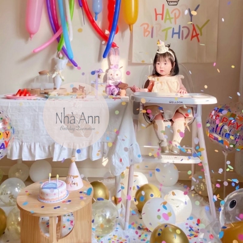 PHÁO GIẤY HÌNH SÚNG BẮN GIẤY MÀU CHO TIỆC SINH NHẬT - Nhà Ann
