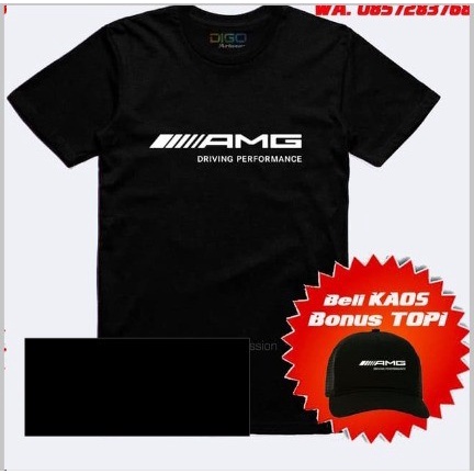 Áo Thun + Nón Màu Trơn Họa Tiết MERCEDES BENZ 30S DISTRO AMG Chất Lượng Cao