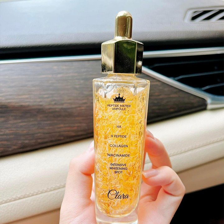 Tinh chất dưỡng da Clara peptide matrix ampoule hàn quốc chính hãng dưỡng ẩm trắng da 50ml