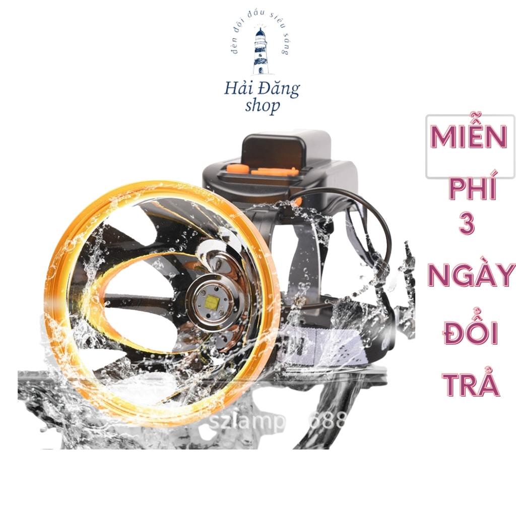 Đèn đội đầu siêu sáng cỡ lớn LS-1835 đèn đội đầu, hiển thị pin, tích hợp cổng USB, chiếu sáng 10H