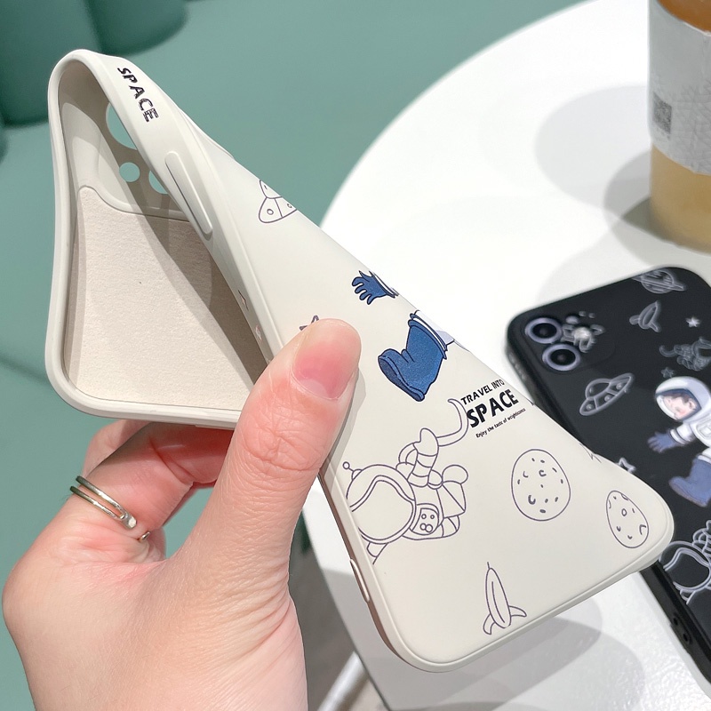 Ốp điện thoại hình phi hành gia cho Vivo Y19 Y15 Y17 Y85 Y20 Y20i Y20s Y11 Y12 Y12s Y