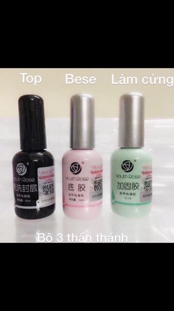 Base Top Cứng móng hoa hồng