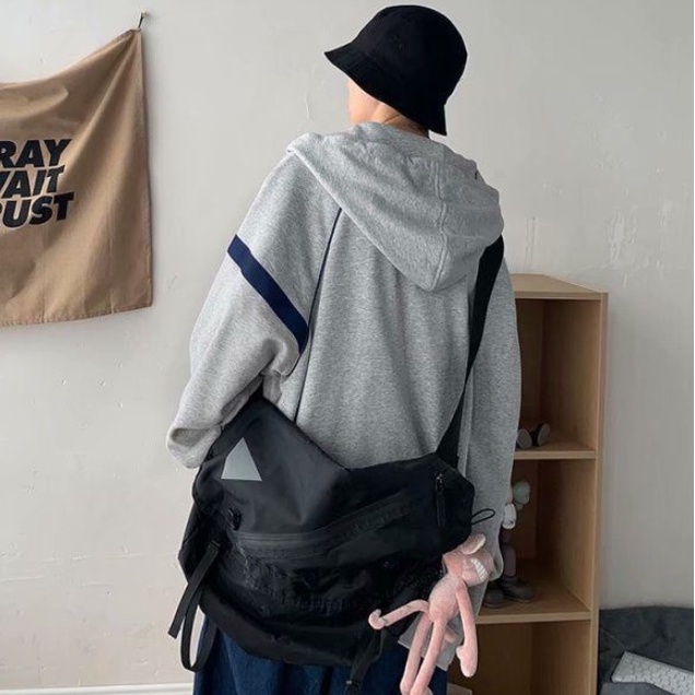 Áo Khoác Hoodie Phối Khóa Kéo áo khoác bóng chày nam Phong Cách Hàn Quốc Đơn Giản Thời Trang áo khoác varsity jacket unisex from rộng áo bóng chày nữ