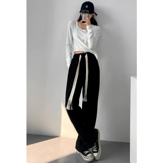 Quần ống suông unisex bigsize nam nữ 40kg - 97kg
