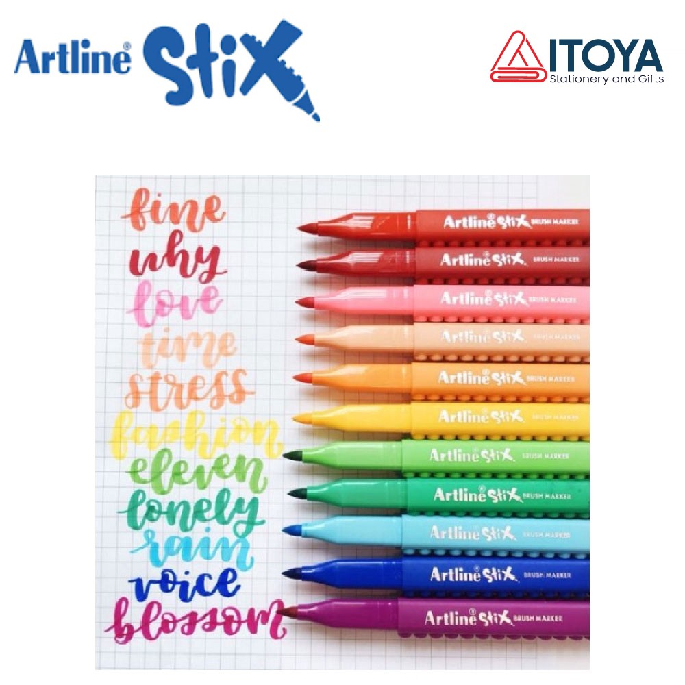 Bút maker Artline Stix Brush ETX-F