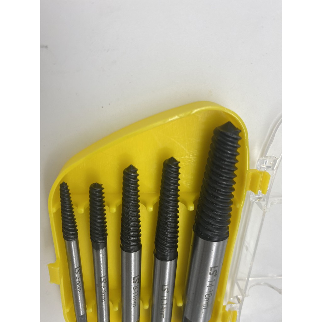 Bộ tarô nhổ ốc gãy 5 chi tiết LS cứng cáp, chuẩn xịn