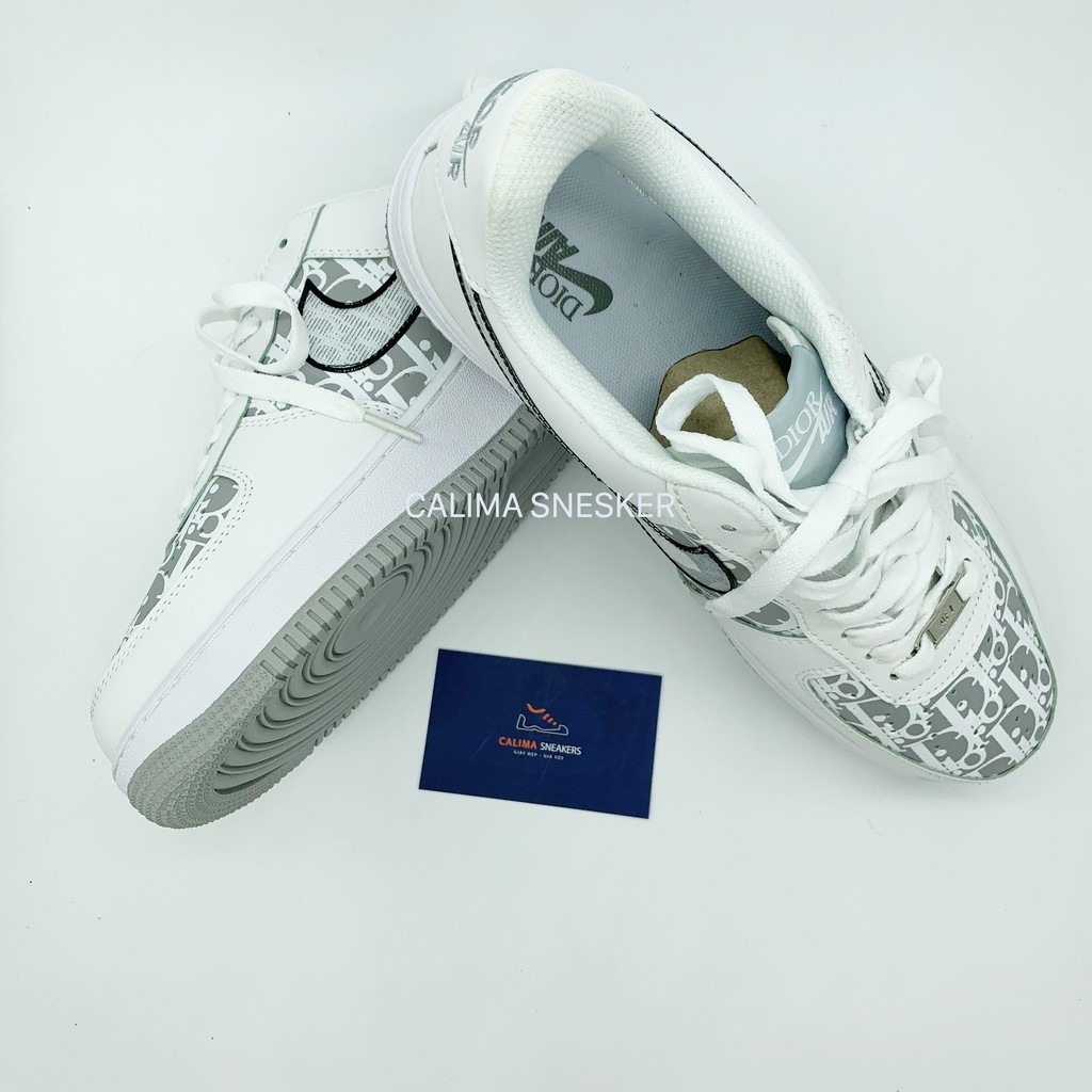 Giày Af1 Dior Trắng 🏆HOT TREND🏆 Sneaker Nam Nữ Đủ Size : 39-43/Giày AIR DlOR cổ thấp