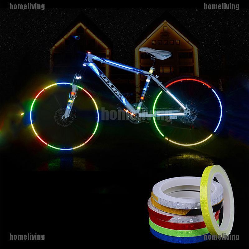 Miếng Dán Phản Quang Trang Trí Vành Bánh Xe Đạp / Mô Tô