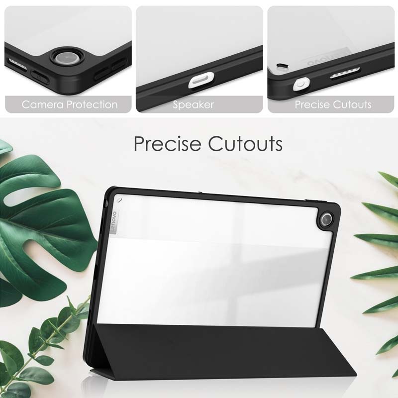 Bao Da Máy Tính Bảng Trong Suốt Dễ Thương Chống Nứt Cho Lenovo Tab M10 Plus Gen 3 TB-125F TB-128F Xiaoxin Pad 2022 10.6 inch Giá Đỡ