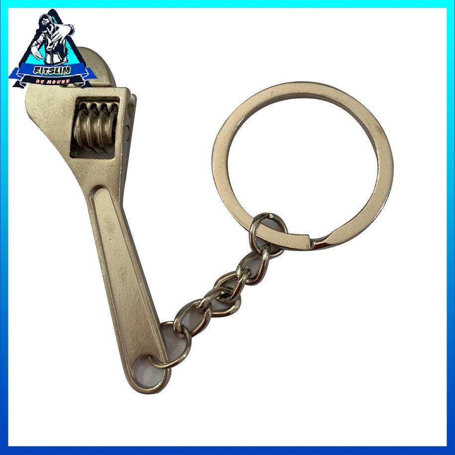 Công cụ sáng tạo có thể điều chỉnh bằng kim loại nhỏ Cờ lê chìa khóa Vòng đeo chìa khóa [8/14]