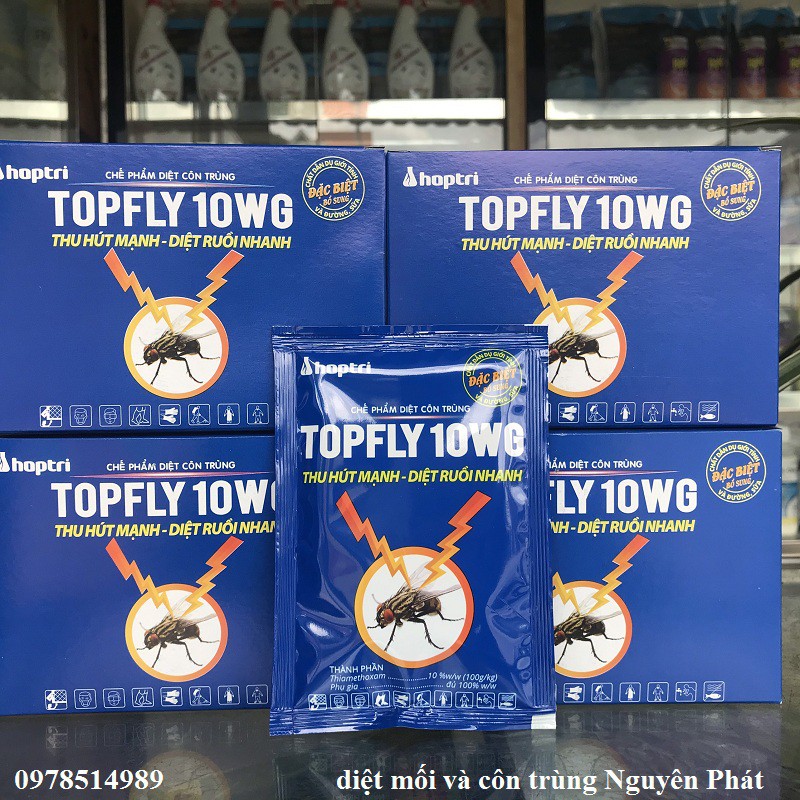 Thuốc diệt ruồi TOPFLY 10WG (dạng bả)