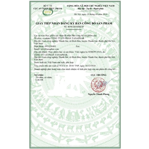 ✅ KẸO NGẬM HO STREPTANA H 100 VIÊN