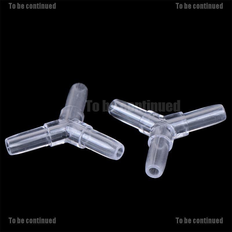 Bộ 10 Đầu Nối Ống Nước 2 Chiều / 3 Đầu Trong Suốt