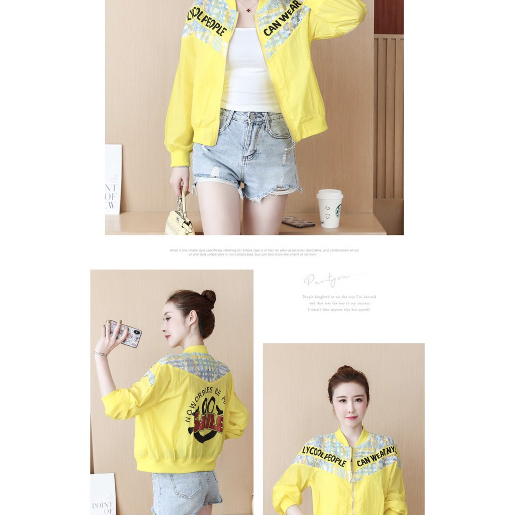 [Rẻ vô địch] Áo Khoác BomBer nữ quảng châu hot 2019 | BigBuy360 - bigbuy360.vn