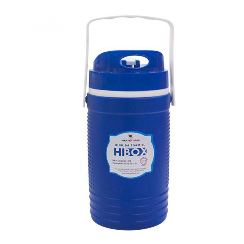 Bình giữ nhiệt nắp bật có quai xách Hibox nhựa Hiệp Thành loại 1.6L - 2L